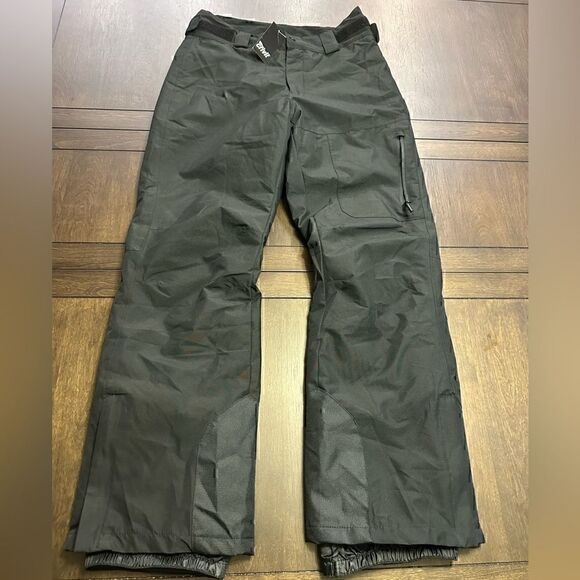 Crivit Mens US Size 28 Black Snow Pants NWT - Picture 1 of 5